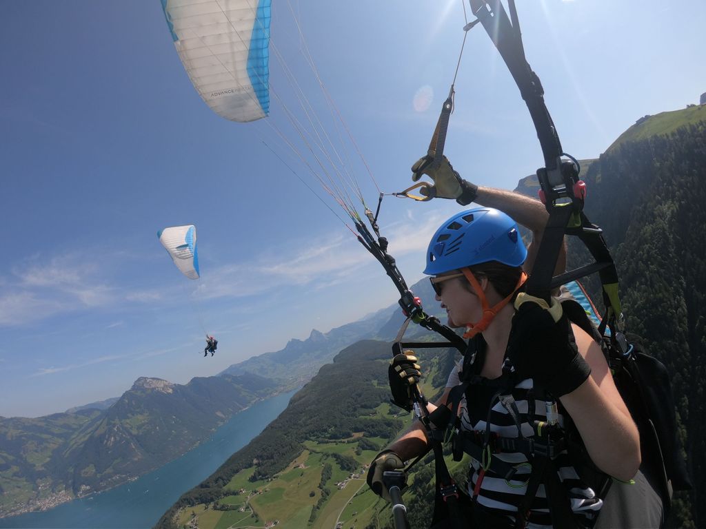 Luzern: Tandem-Paragliding Flug