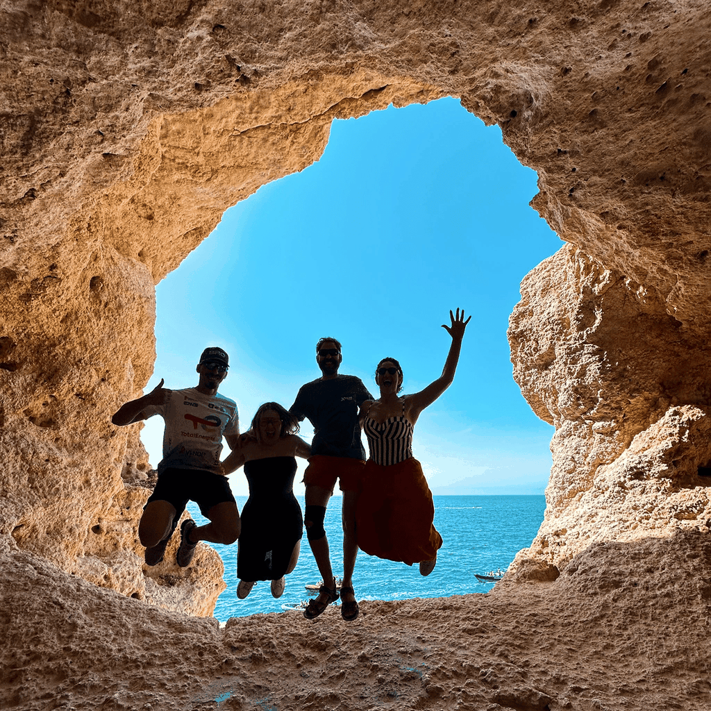 Von Faro: Benagil, Algar Seco, 7 Vales Suspendos und Marinha