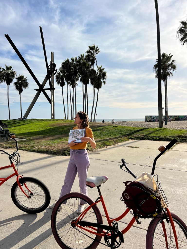 Venedig und Santa Monica mit dem Fahrrad auf Französisch