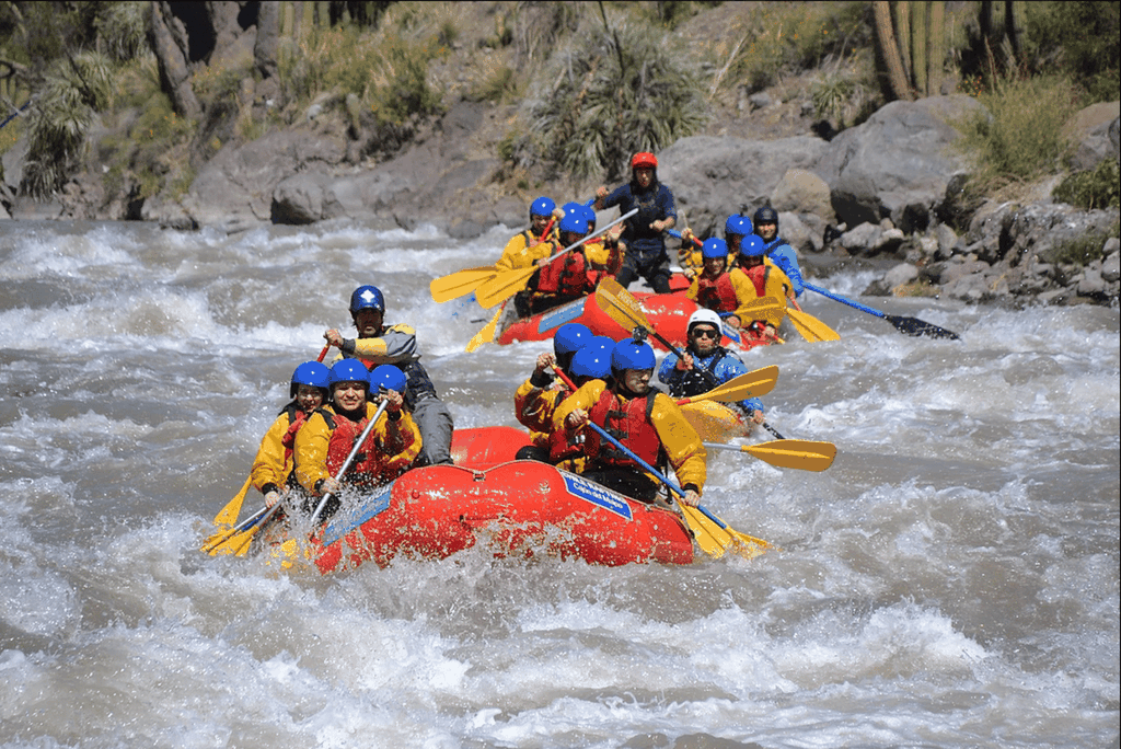 Ab Santiago: Rafting-Tour durch die Schlucht Cajon del Maipo