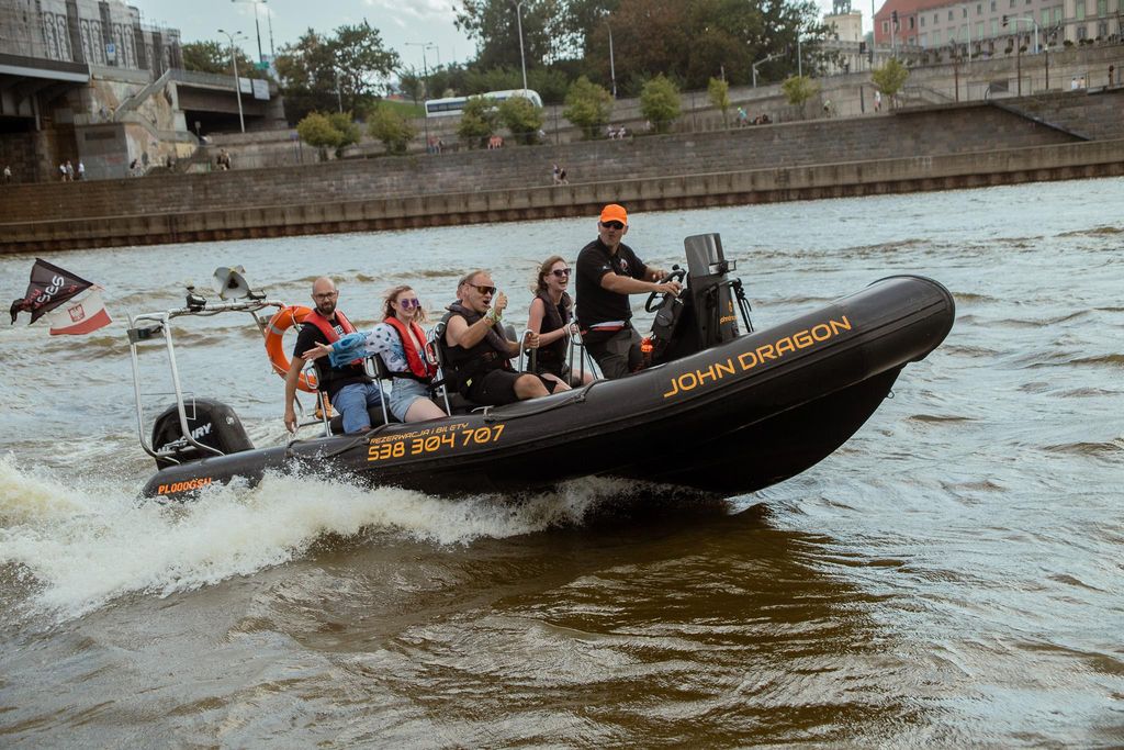 Warschau: Hochgeschwindigkeits-RIB-Boot-Abenteuer auf der Weichsel