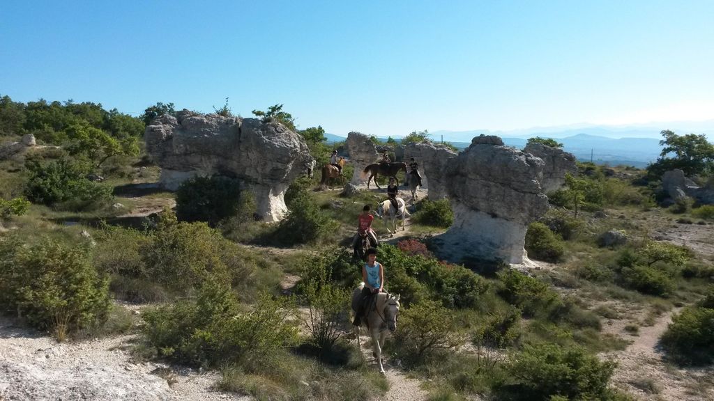 Ausritt in der Provence Luberon
