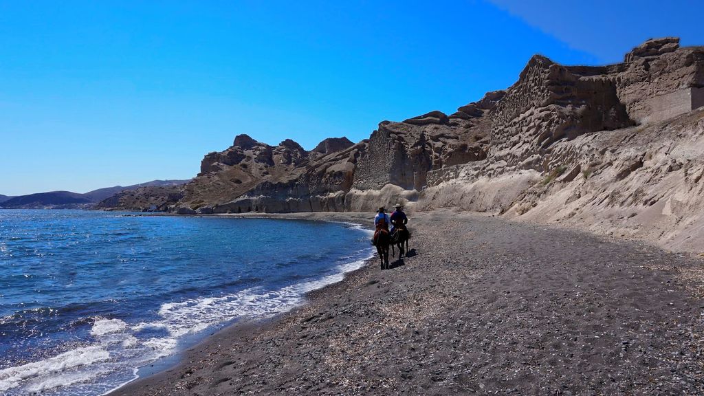 Santorini: Reiten Tour am Strand