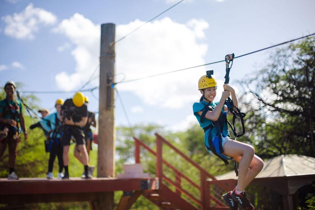 Oahu: Zipline-Abenteuer im Korallenkrater