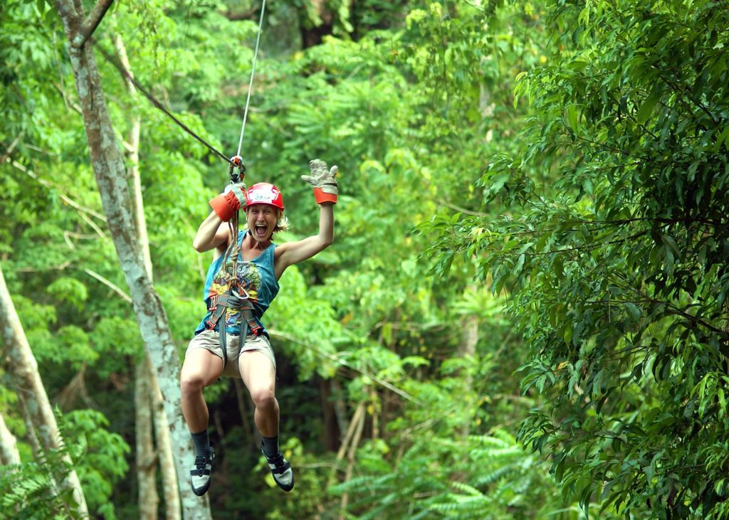 Krabi: Zipline, ATV & Top Rope Climbing Erlebnis