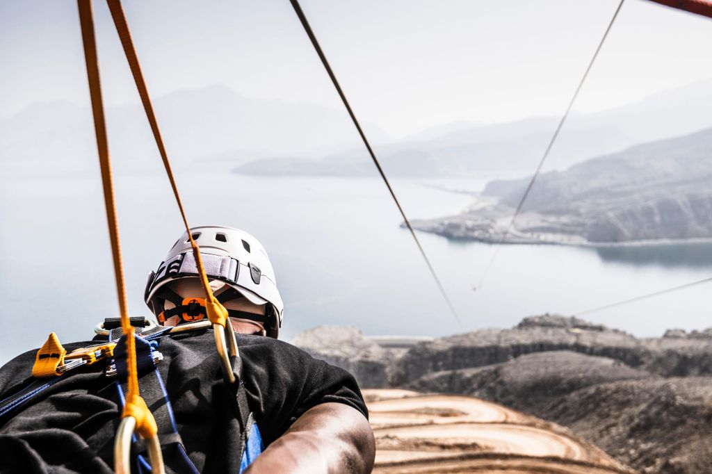 Musandam: Eintrittskarte für die Seilrutsche