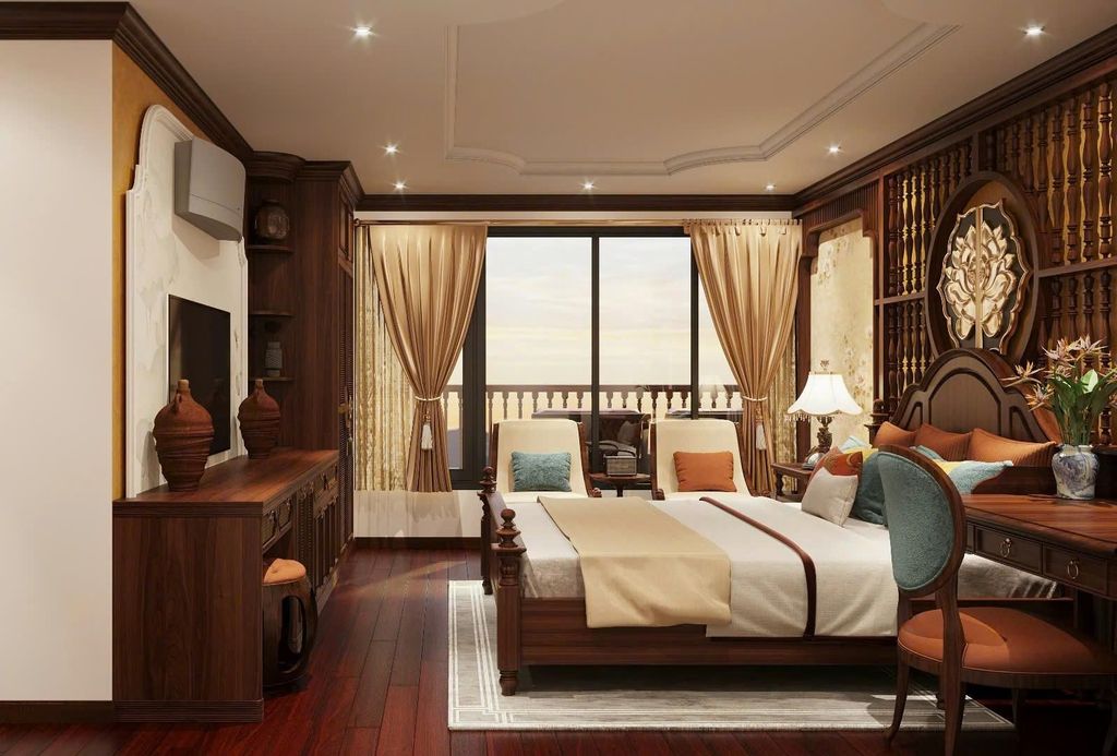 6-Sterne-Cycad-Kreuzfahrt in der Bucht von Bai Tu Long, 2 Tage, Badewanne, Balkon