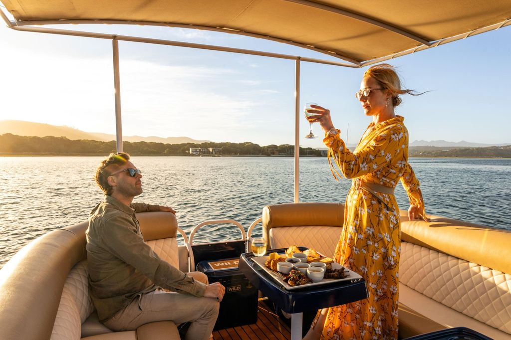 Knysna: Bootsfahrt zur goldenen Stunde