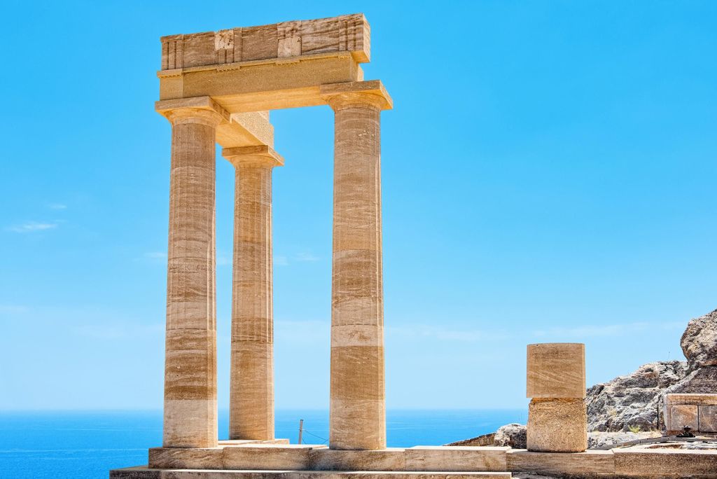 Selbstgeführte Tour durch die Akropolis von Lindos mit 3D und Audio (ohne Eintritt)