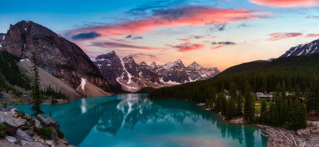 Sonnenaufgangs- oder Sonnenuntergangs-/Sternguckertour am Moraine Lake von Banff aus