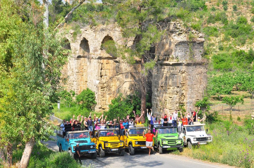 Stadt Side: Green Canyon Jeep Tour, Bootstour & Wasserfall