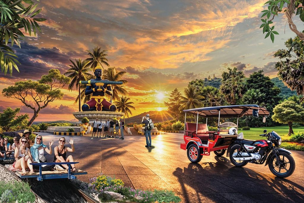 Battambang: authentisches Landleben & antike Tempel-Tour