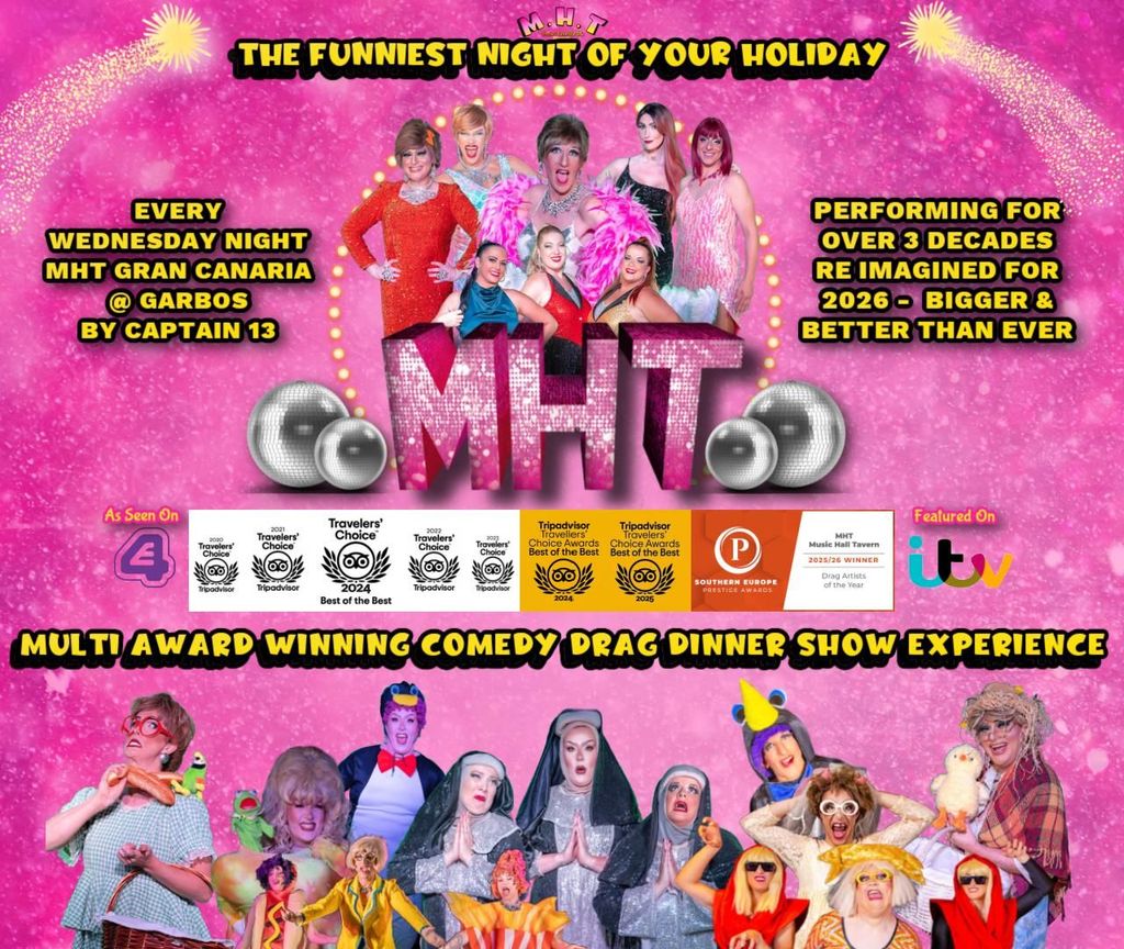 MHT Gran Canaria – Comedy-Drag-Dinner-Show-Erlebnis