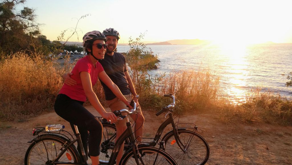 Chania Alternative Fahrradtour bei Sonnenuntergang