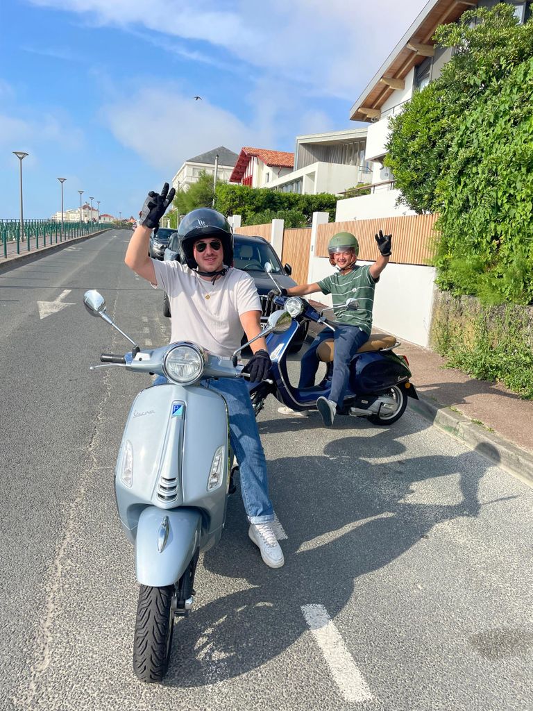 Biarritz: Vespa-Rollerverleih für den Tag