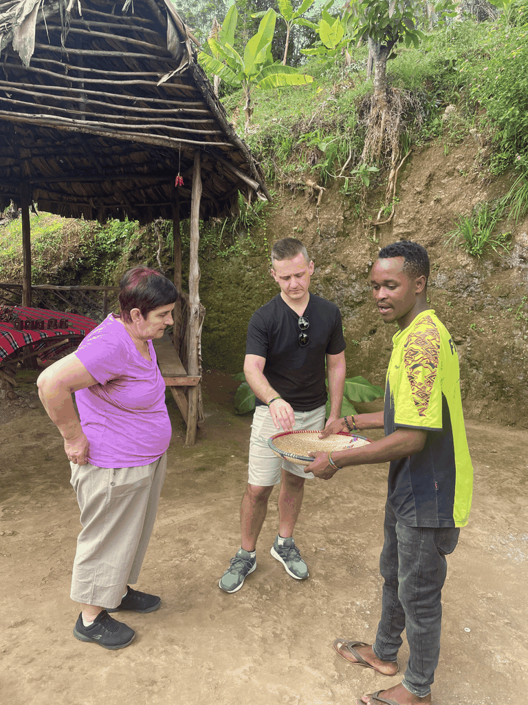 Von Moshi: Materuni Wasserfälle und Kaffeefarm Tagestour