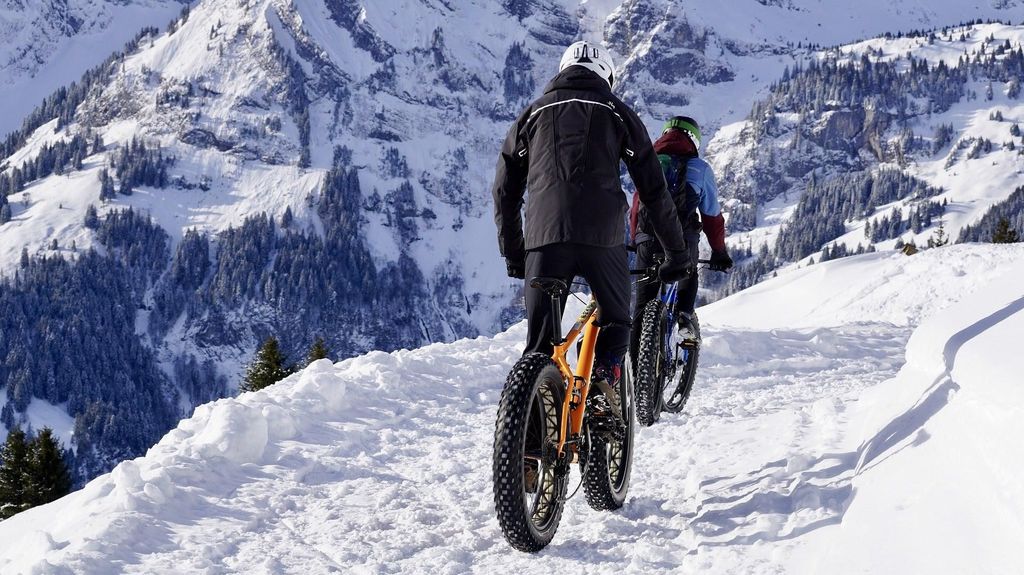 Winterliche E-Bike-Tour durchs St. Moritzer Tal mit Guide