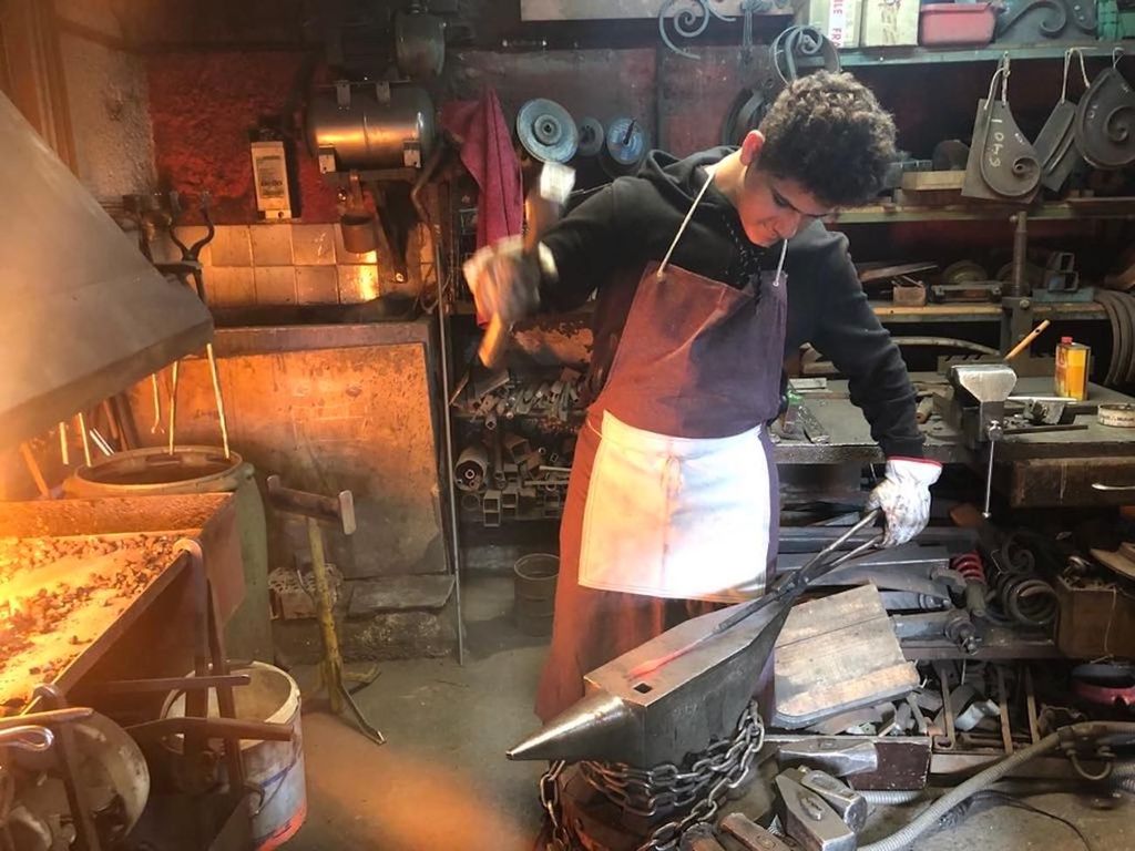 Kaysersberg: Schmiedeeisen-Workshop Storch