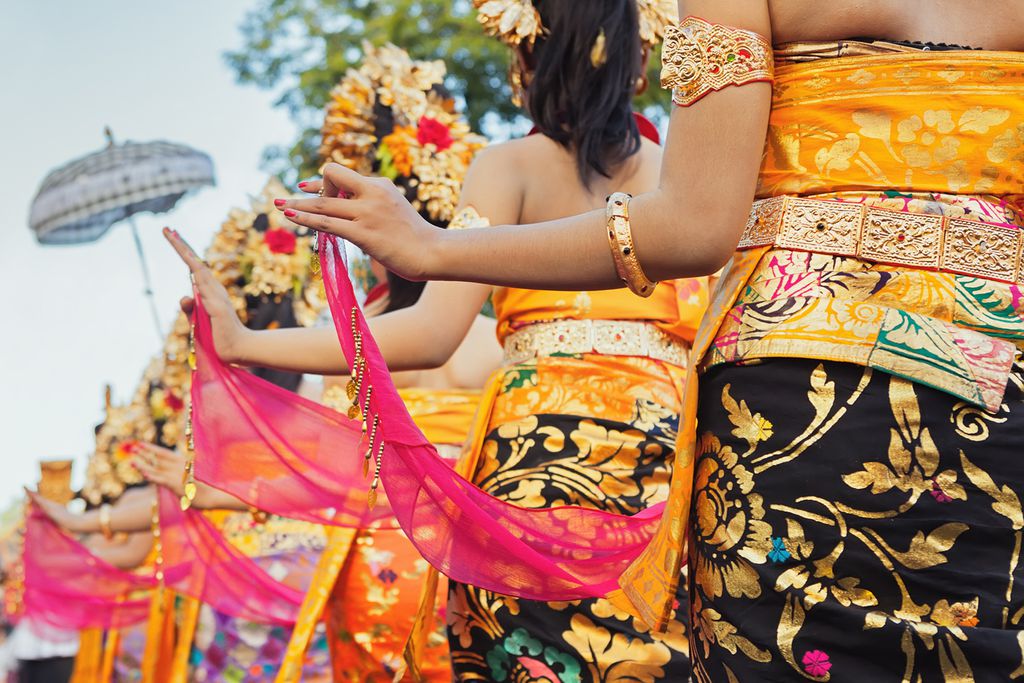 Tänzerinnen auf Bali