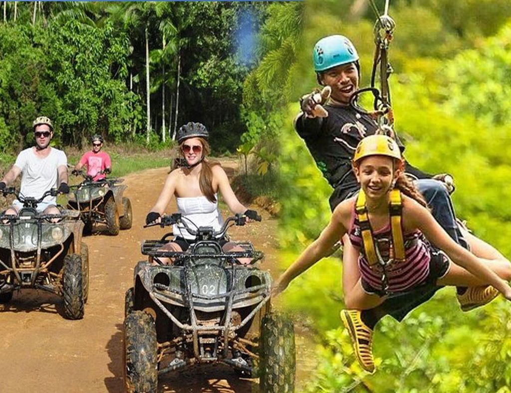 Phuket ATV Bike mit ZipLine Abenteuer Touren