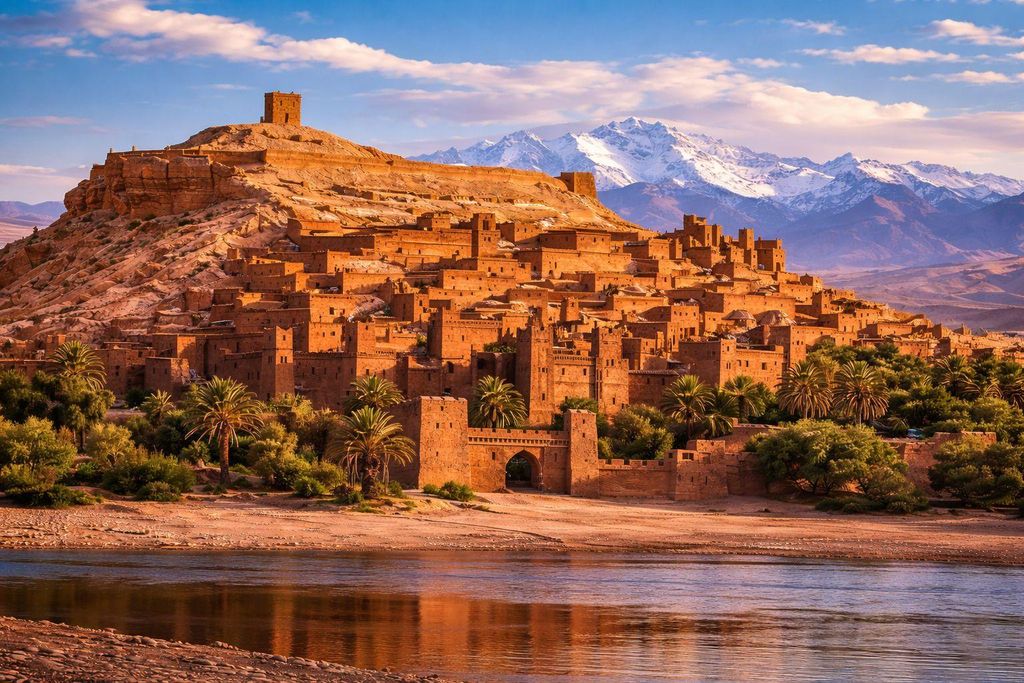 Ab Marrakesch: Private Tagestour nach Aït-Ben-Haddou & Telouet