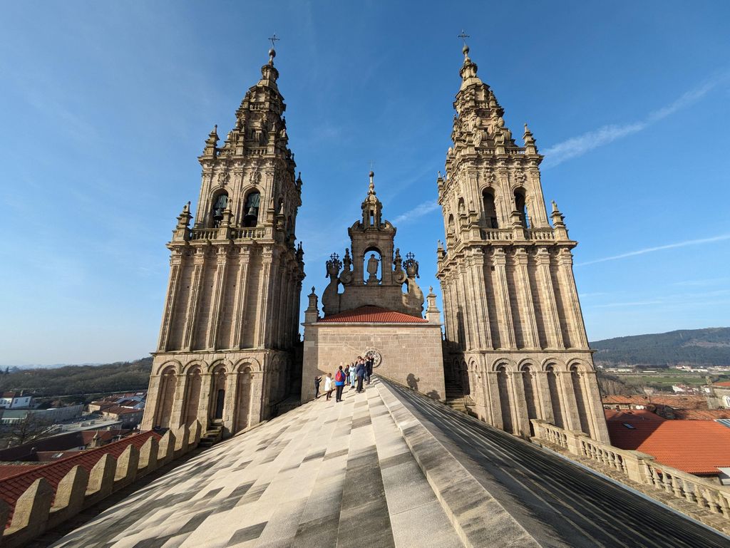 Santiago de Compostela: Kathedrale & Carraca-Turm-Dachtour