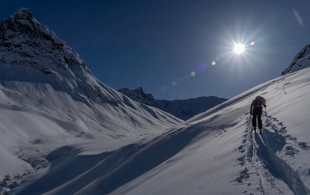 Girdwood: Backcountry Skiing Tour mit erfahrenem Guide