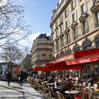 Pariser Straßencafé