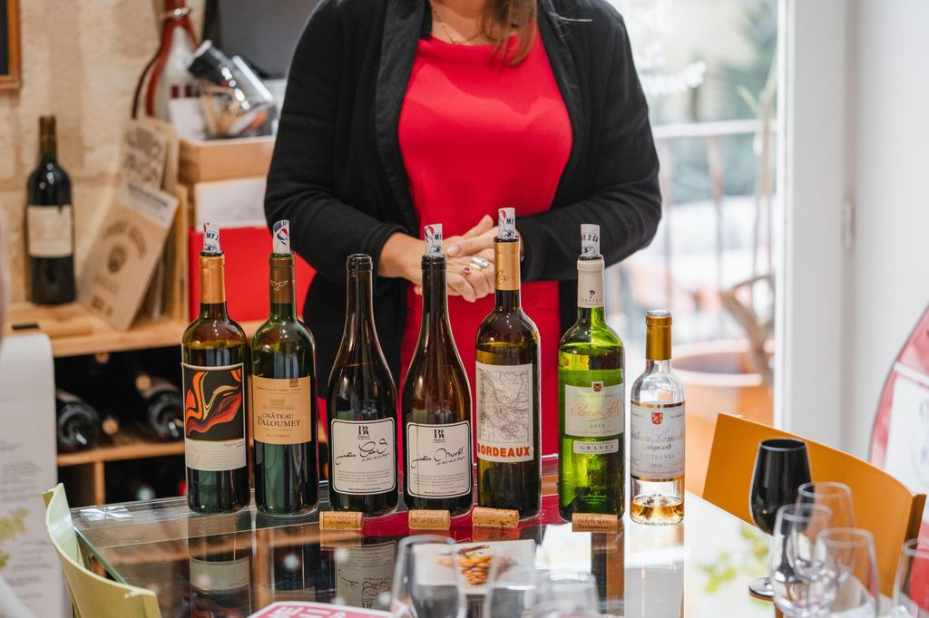 Geführte Weinprobe in Bordeaux mit 6 Weinen und passenden Speisen