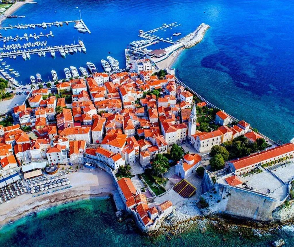 Durrës/Golem: Bootstour nach Montenegro, Budva, Sv. Stefan und Shkodra