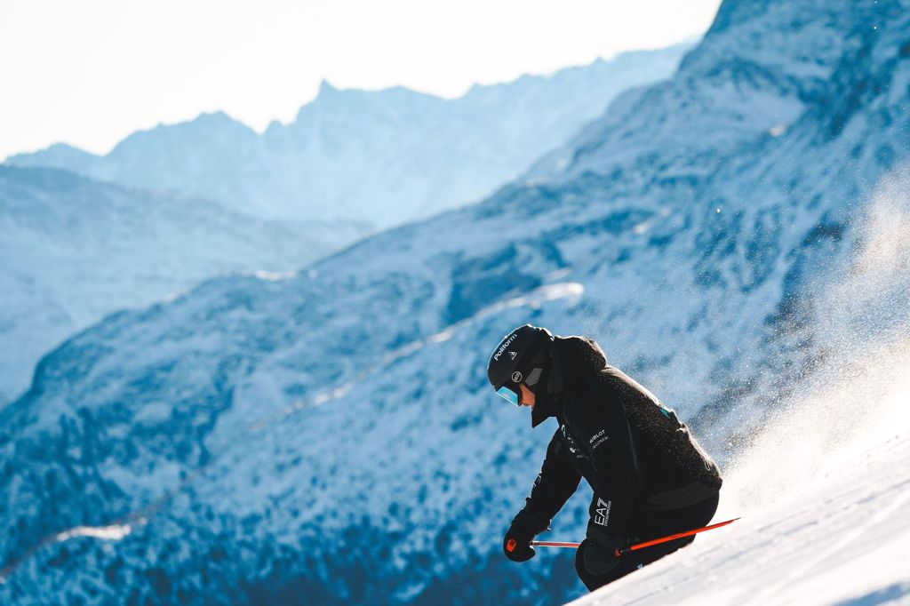 Skischule St. Moritz: Private Skistunde am Morgen