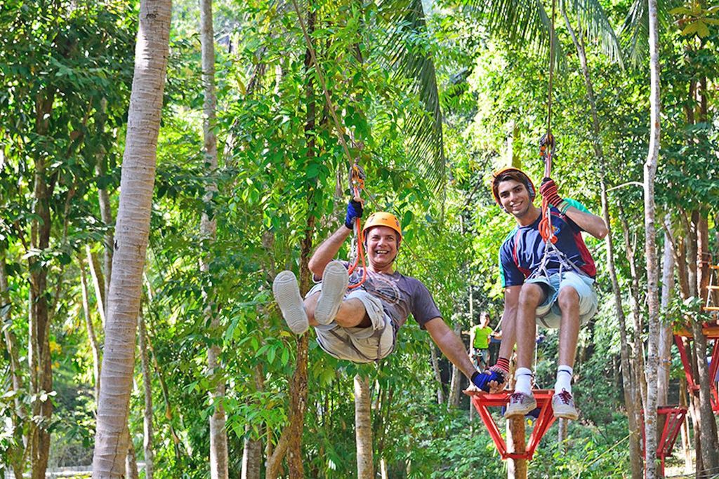Krabi: Ao Nang Fiore Zip Line Abenteuer