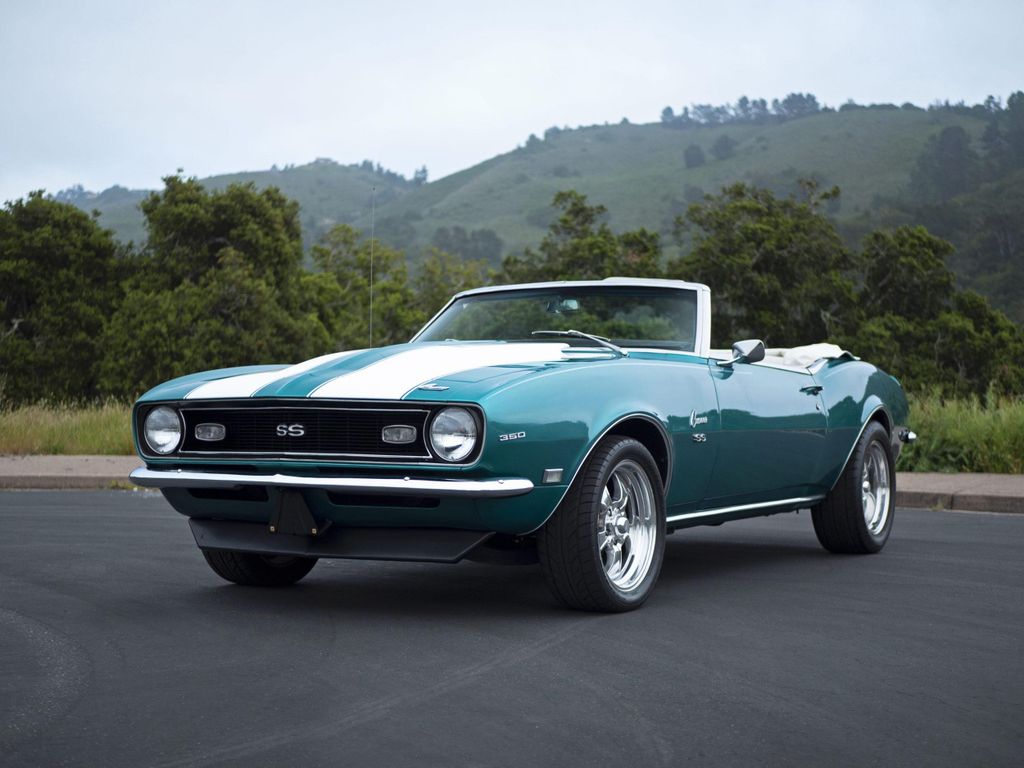 Monterey & Big Sur: 1968 Chevy Camaro SS Cabrio mieten