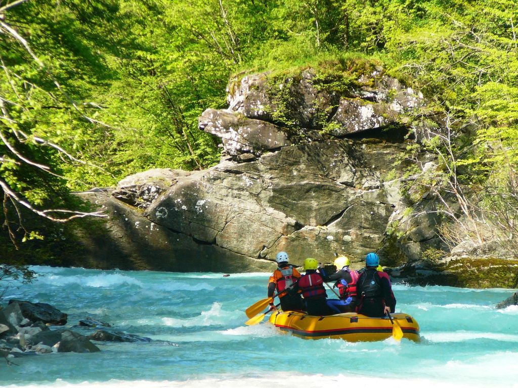 Slowenien: Halbtagestour zum Rafting auf der Soča mit Fotos