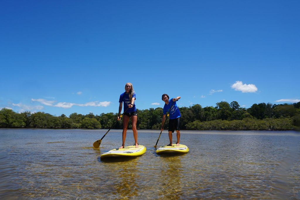 Private Byron Bay: 2-stündige Stand-Up-Paddle-Board-Tour durch die Natur