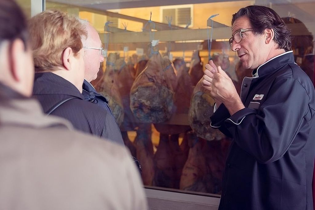 Bayonne: Führung durch die Schinkenmanufaktur, Verkostung