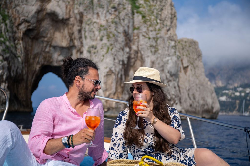 Tour bei Sonnenuntergang