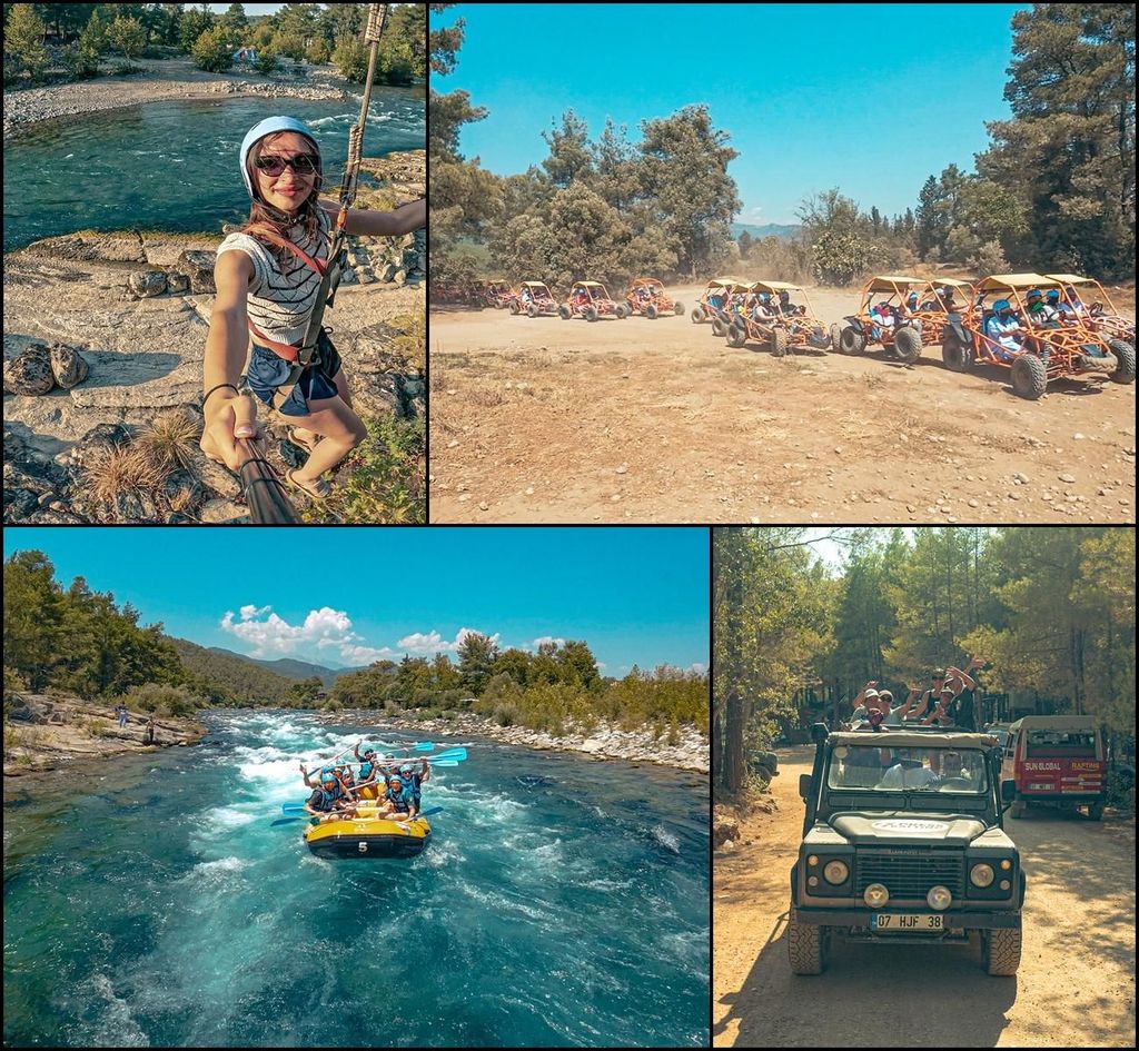 Antalya Outdoor-Abenteuer: Rafting, Jeep & Quad mit Mittagessen