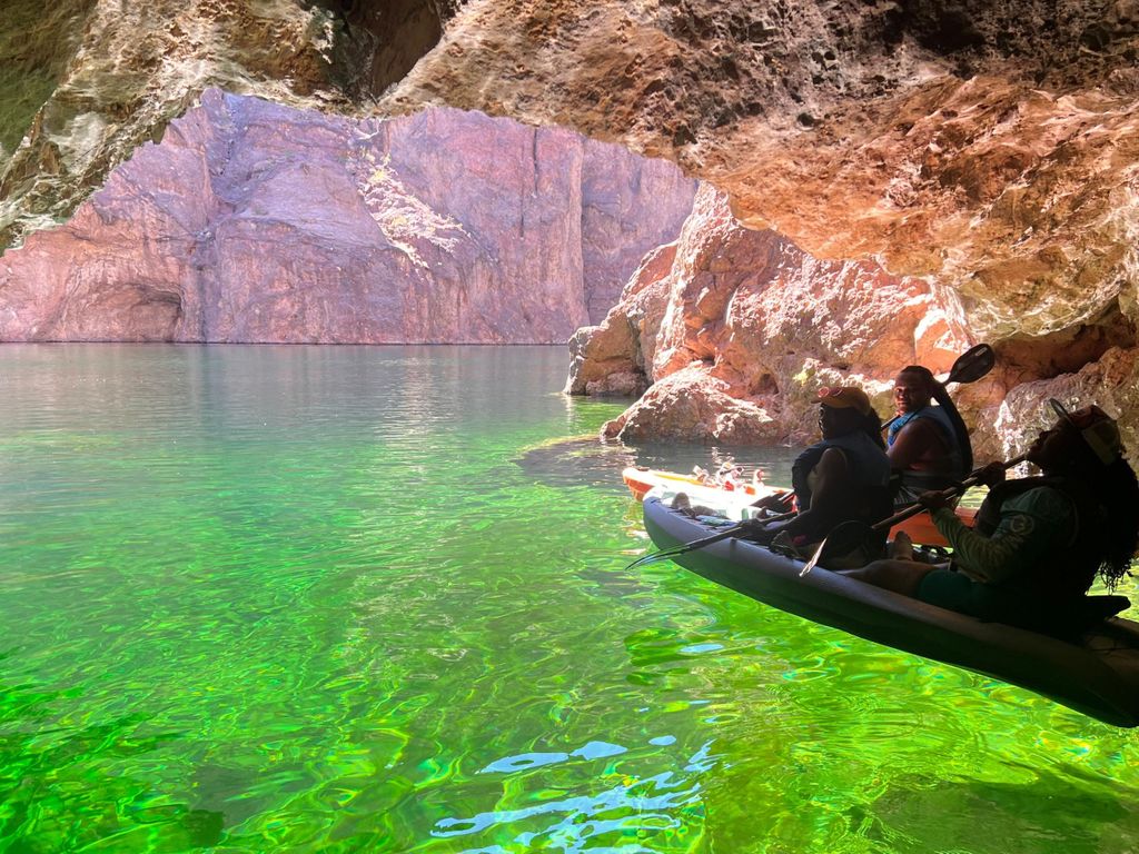 Las Vegas: Colorado River zur Emerald Cave Halbtagskajak