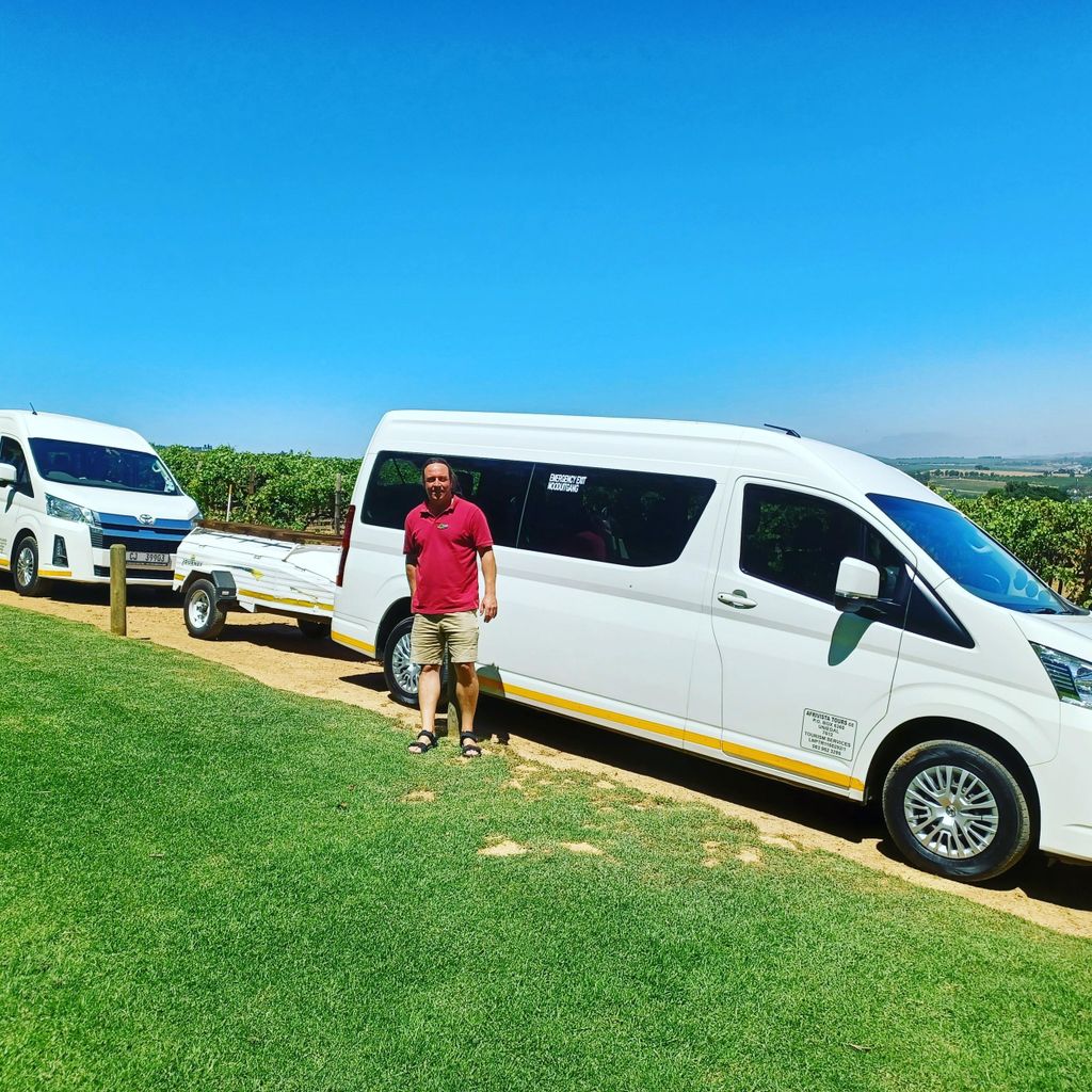 Stellenbosch Wein Tour, inklusive Mittagessen und Verkostungen.