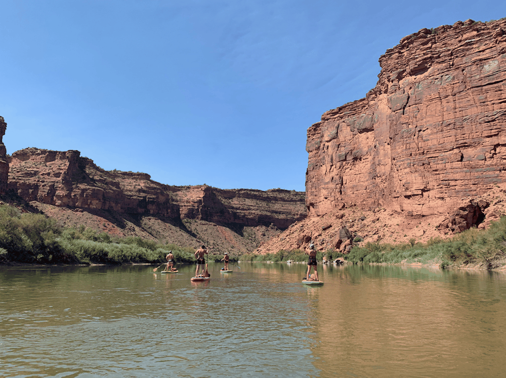 Moab: Flachwasser Stand-Up Paddleboard Tour auf dem Colorado River