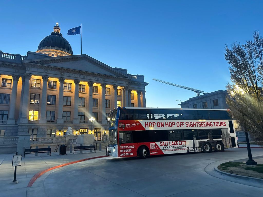 Salt Lake City: Hop-On/Hop-Off-Bustour