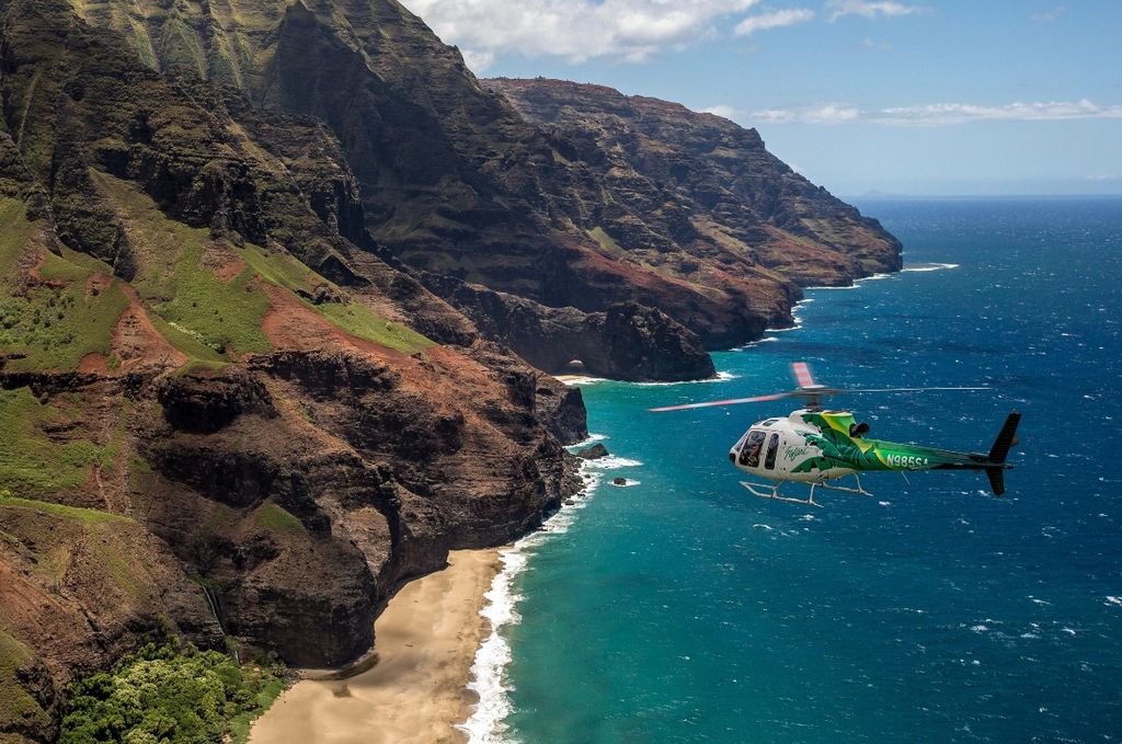 Lihue: Deluxe Wasserfall Safari Helikopter Tour