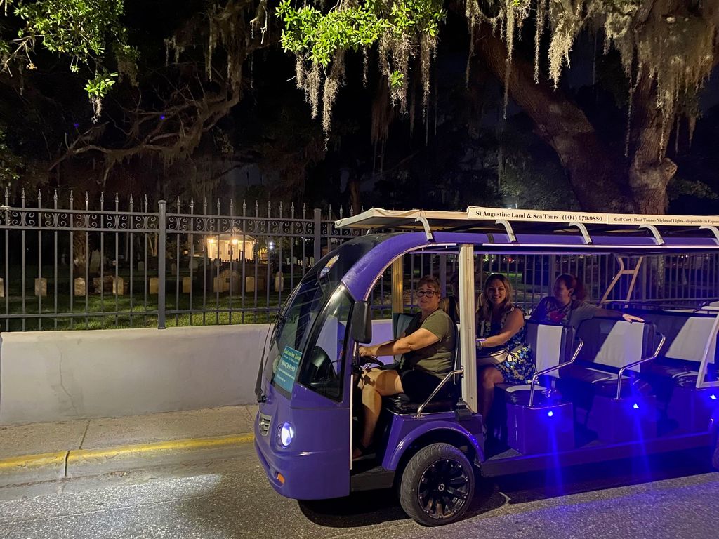 St. Augustine: Riding with the Ghosts Golf Cart Tour