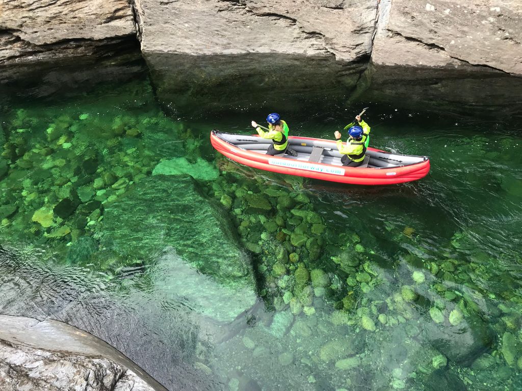 Voss: Geführte Kanutour auf dem Fluss Raundal