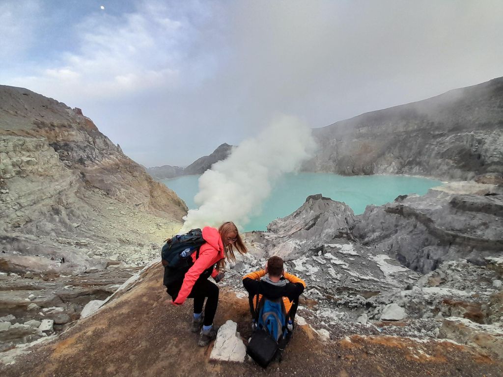 Mount Ijen Blue Fire Tour Start von Banyuwangi oder Ubud Bali