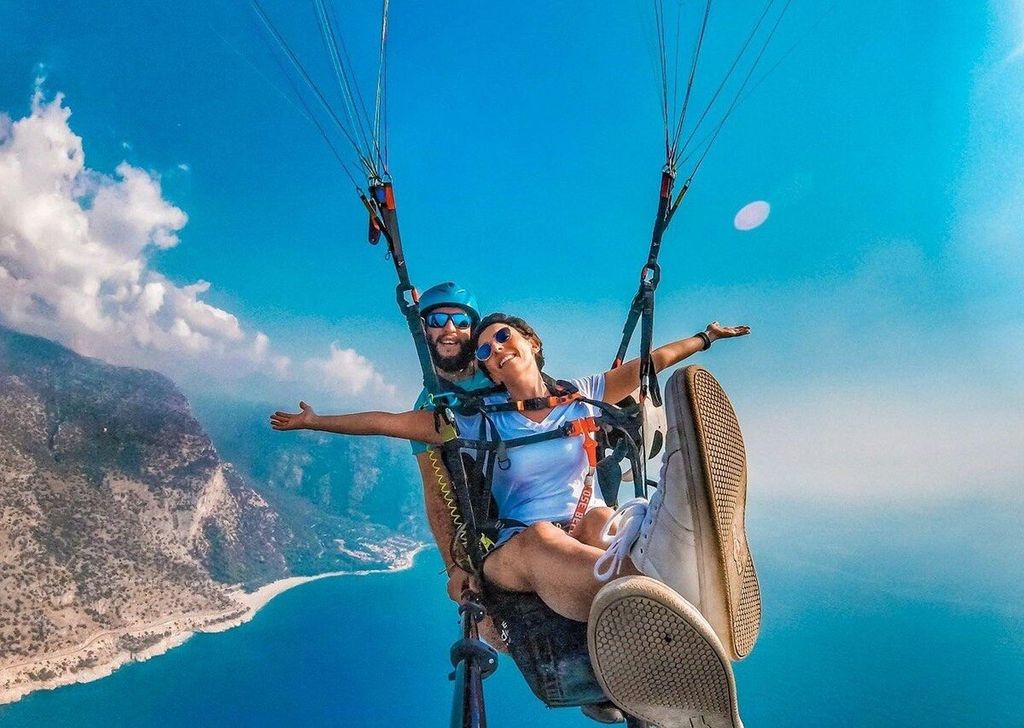 Ölüdeniz: Tandem-Paragliding in Fethiye mit Abholung vom Hotel