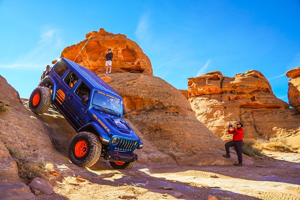 Moab: Offroad-Tour mit dem Jeep auf dem Hell's Revenge Trail
