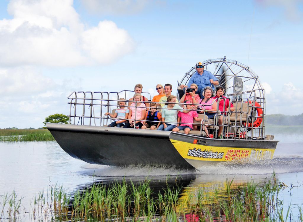 Orlando: Wilde Florida-Airboat-Fahrt mit Hotelabholung & Mittagessen