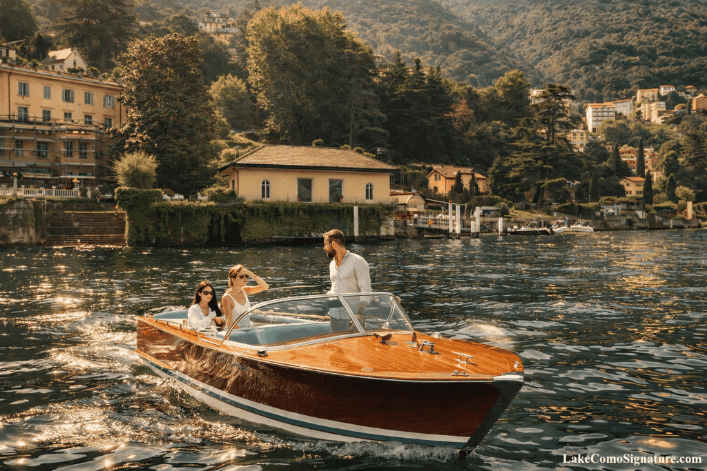 Private Vintage-Bootstour auf dem Comer See mit Prosecco